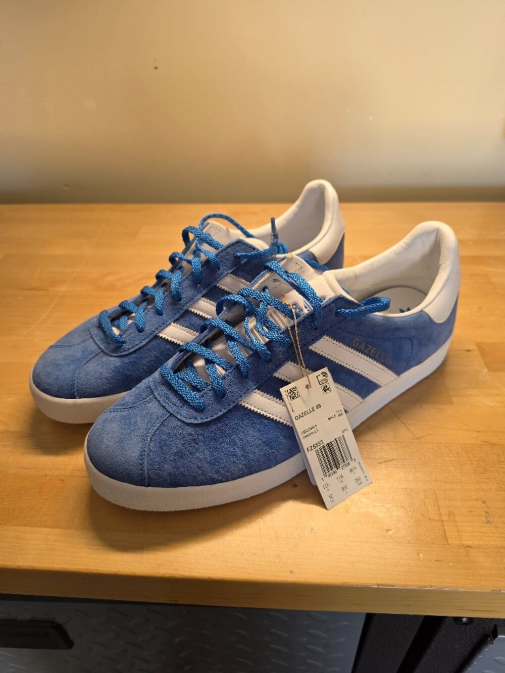 Adidas Gazelle Blue Bird FZ5593 Men's 12